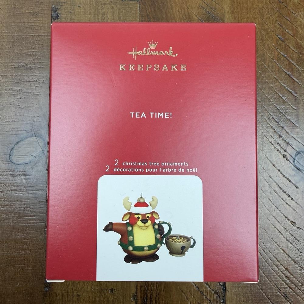 Tea Time! 2 2020 Hallmark Keepsake Ornaments - BRAND NEW - 5th & Final in Series